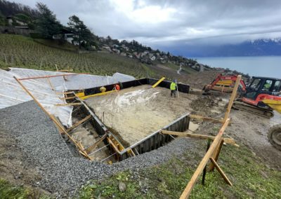 Construction locaux d’exploitation viti-vinicoles à Aran