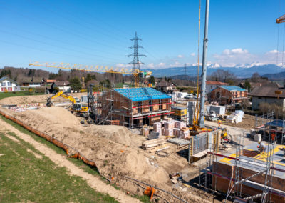 Construction lotissement villas individuelles et jumelées à Savigny